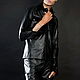 Men's leather shirt. Mens shirts. Modistka Ket - Lollypie. Ярмарка Мастеров.  Фото №5