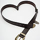 Brown leather belt. Straps. Lollypie - Modiste Cat. Online shopping on My Livemaster.  Фото №2