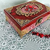 Для дома и интерьера handmade. Livemaster - original item The box of the Red Queen. Handmade.