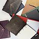 Order Leather notebook A5 rings. KullikovCraft. Livemaster. . Notebooks Фото №3