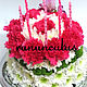 Торт из цветов. Букеты. Студия цветов Ranunculus. Интернет-магазин Ярмарка Мастеров.  Фото №2
