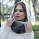 Felted scarf Snood 'Delphinium', Snudy1, Moscow,  Фото №1