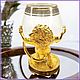Souvenir glass for cognac 'Lion' z10845, Wedding glasses, Chrysostom,  Фото №1