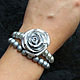 Set bracelet Silver rose. Bracelet set. Jewelry Elena. Online shopping on My Livemaster.  Фото №2