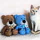 Knitted toy Bear. Stuffed Toys. GALAtoys. My Livemaster. Фото №4