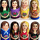 Custom nesting doll 1 pieces, Portrait matryoshka, Dolls1, Moscow,  Фото №1