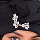 Turban hat hijab of black viscose with crystals. Turban. TURBAN SVS. My Livemaster. Фото №4