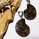 Earrings Ancient ocean Ammonites, Earrings, Gatchina,  Фото №1