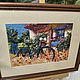 Order Painting cross stitch Rustic landscape Bicycle Provence. sweet-home11. Livemaster. . Pictures Фото №3