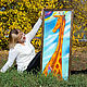 Oil painting in the nursery giraffe and baby, Pictures, Azov,  Фото №1