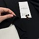 Креповый шёлк Saint Laurent. Цвет чёрный. Ткани. Mariteks  Итальянские  ткани. Ярмарка Мастеров.  Фото №5