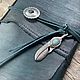 Блокнот Навахо А5 ручной работы из натуральной кожи. Блокноты. Iron Arm Leatherworks (Екатерина). Ярмарка Мастеров.  Фото №5