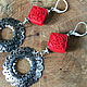 Classic earrings with vermilion 'Almaden'. Earrings. BijouSiberia. My Livemaster. Фото №5