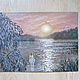 Order Oil painting 'At the dawn of the'. Fine Art for Joy. Livemaster. . Pictures Фото №3