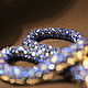 Бусы колье из гематита и синих бусин. Бусы. Sweet bead: украшения с минералами (sweetbead89). Ярмарка Мастеров.  Фото №6