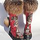Felted Leopard Boots, High Boots, Ekaterinburg,  Фото №1
