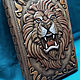 Leather notebook "INVINCIBLE LION". Diaries. Furmani. Online shopping on My Livemaster.  Фото №2