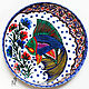 "Морская рыбка" в узбекском стиле - тарелка на стену, Тарелки декоративные, Краснодар,  Фото №1