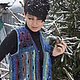 Жилет - Индиго. Жилеты. Knitted fashion by Ekaterina Bykova. Ярмарка Мастеров.  Фото №4