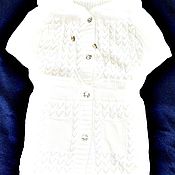 Одежда детская handmade. Livemaster - original item Knitted vest, age 9-10 years.. Handmade.