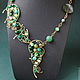 Necklace Ondine (option with jade). Necklace. color of magic. Online shopping on My Livemaster.  Фото №2