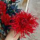 Brooch-pin: Chrysanthemum Silk, Brooches, Rostov-on-Don,  Фото №1