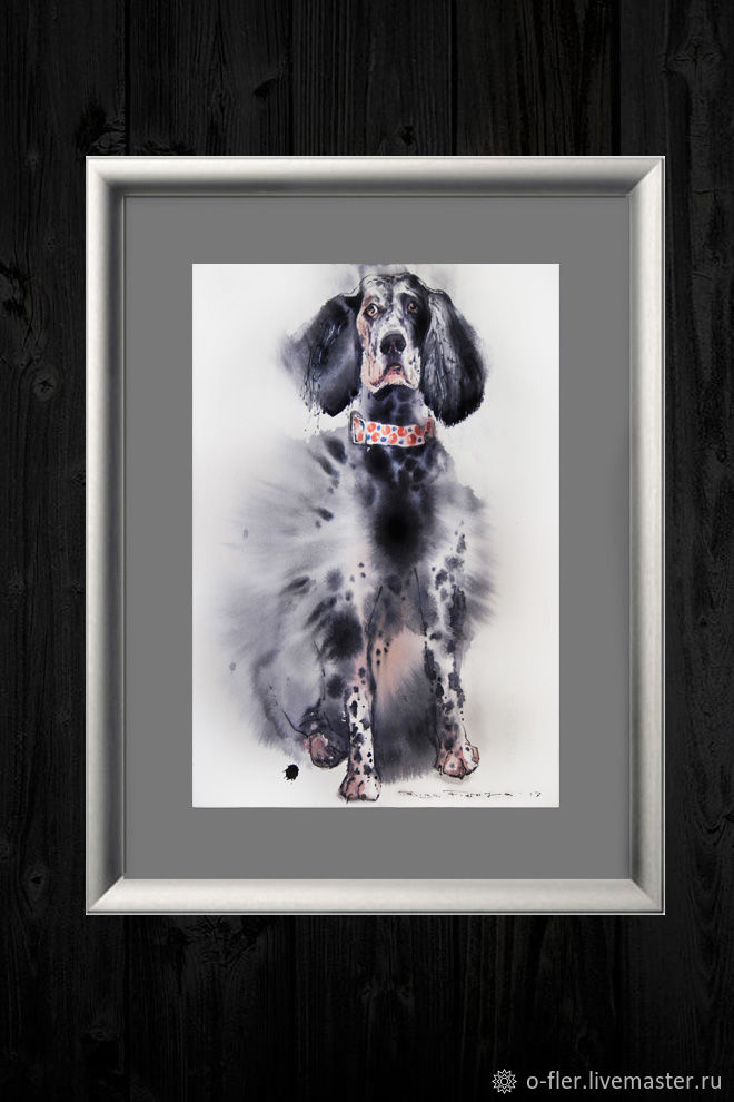 "Гулять!!!Пожалуйста..." картина акварелью купить в интернет-магазине ...