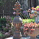 Decorative concrete Lily vessel for garden cast iron vintage. Garden figures. Decor concrete Azov Garden. My Livemaster. Фото №4