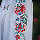 Elegant blouse with embroidery 'Norwegian motifs' vyshyvanka. Blouses. KVITKA. Online shopping on My Livemaster.  Фото №2