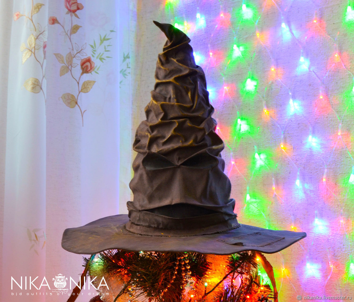 Шляпа Гарри Поттер 40 см, Распределяющая шляпа. Sorting hat