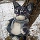 Рюкзак валяный "Кот". Рюкзаки. Татьяна (tancha1170) (tancha11). Ярмарка Мастеров.  Фото №4