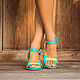 Sandals made of genuine leather Jess II. Slingbacks. KolibriLeather. Online shopping on My Livemaster.  Фото №2