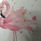 Заказать  Cross stitch Royal Flamingo. Embroidery by Alena. Ярмарка Мастеров. . Pictures Фото №3