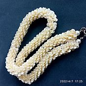 Винтаж handmade. Livemaster - original item Necklace Beads vintage USSR plastic mother of pearl. Handmade.