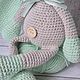 Вязаная игрушка кролик, подарок ребенку, на день рождения. Амигуруми куклы и игрушки. МЭРИДЖЕЙН. Ярмарка Мастеров.  Фото №5
