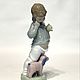 Винтаж: "Мальчик с телефоном и игрушками", Nao Lladro. Статуэтки винтажные. Елена thing_with_history. Ярмарка Мастеров.  Фото №6