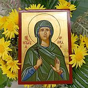 Картины и панно handmade. Livemaster - original item Icon of the Holy Martyr Raisa (Iraida). Handmade.