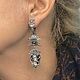 Achilles Earrings. Silver, gold, Iolite, amethyst. Earrings. BENANDLU. My Livemaster. Фото №6
