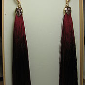 Украшения handmade. Livemaster - original item Earrings tassels long 