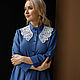 Order Collar 'Aglaya' Vologda lace. Chest of gifts. Livemaster. . Collars Фото №3