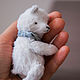 Миниатюрный мишка тедди "Pure white". Мишки Тедди. Мишки  Тедди от          Анны Палто (annapalto). Ярмарка Мастеров.  Фото №4