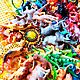 Ван Гог Подсолнухи. Арт объект из игрушек. Картина коллаж. Картины. Онлайн магазин картин ДОМ СОЛНЦА. Ярмарка Мастеров.  Фото №4