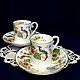 Заказать Винтаж: Старинный КОФЕЙНЫЙ  НАБОР  Melrose от Royal Worcester  Англия. Татьяна Rarcollection. Ярмарка Мастеров. . Сервизы винтажные Фото №3