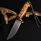 Hunting knife made of Damascus steel ' Cleaver', Knives, Chrysostom,  Фото №1