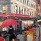 Картина маслом Париж, городской пейзаж, картина Эйфелева башня. Картины. Картины от Ирины , живопись маслом (irina-kartini). Ярмарка Мастеров.  Фото №5