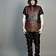 Men's outerwear: Insulated leather vest. Mens outerwear. Lollypie - Modiste Cat. My Livemaster. Фото №6