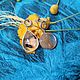 Заказать Серьги гвоздики с волосатиком. Karma-jewelry. Ярмарка Мастеров. . Серьги-пусеты Фото №3