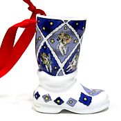 Винтаж handmade. Livemaster - original item Collectible Christmas boot. Handmade.