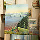 Order Oil painting 'Slope on the river Oka', 90-70 cm. Zhanne Shepetova. Livemaster. . Pictures Фото №3
