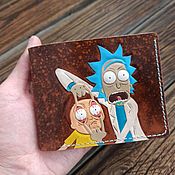 Сумки и аксессуары handmade. Livemaster - original item Meme Handmade Embossed Wallet, Embossed Wallet. Handmade.